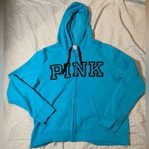 PINK brand zip up hoodie size XL